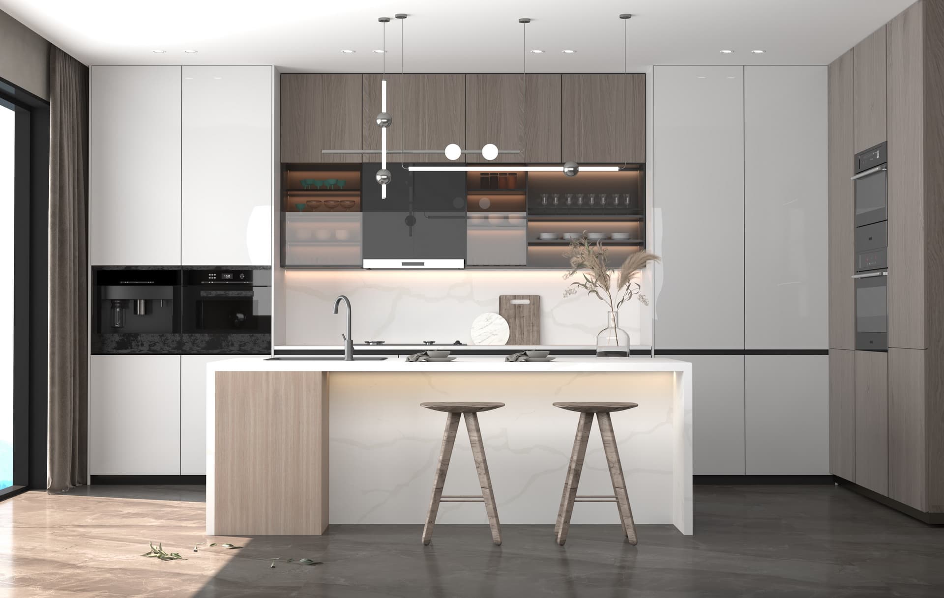 6088 Darling River: The Perfect Calacatta quartz Countertop